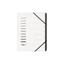PAGNA Ordnungsmappe Filing Folder, 7 Compartments (1–7), A4, White
