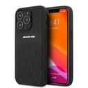 Mercedes AMG AMHCP13LOSDBK Apple iPhone 13 Pro black hardcase Leather Curved Lines