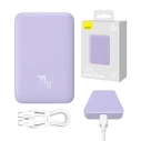 Power Bank Baseus Magnetic Mini 10000mAh 20W MagSafe (purple)
