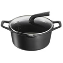 Tefal Pot with Lid E2494644 Black ? 24 cm