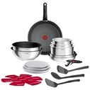 Tefal Ingenio Emotion L897SK04 — 20-piece cookware set, silver