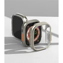 Case Ringke Slim Apple Watch Ultra 1 / 2 / 3 49mm Clear & Titanium Grey [2 PACK]