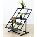 Metal Folding Catering Table - Shelving / Multi-purpose - Brown