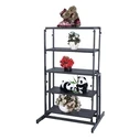 Metal Folding Catering Table - Shelving / Multi-purpose - Brown