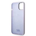 Karl Lagerfeld KLHCP14MSNIKBCU Apple iPhone 14 Plus / 15 Plus hardcase purple Silicone Ikonik