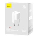 Φορτιστής Πρίζας Mini Baseus GaN5 20W (white)