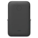 Powerbank UNIQ Hoveo 5000mAh USB-C 20W PD Fast charge Wireless Magnetic charcoal grey