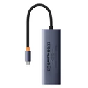 USB Hub 5-in-1 Baseus UltraJoy Series USB-C to HDMI4K@30Hz+3xUSB 3.0+1xPD (grey)