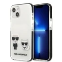 Karl Lagerfeld KLHCP13STPEKCW Apple iPhone 13 mini hardcase white Karl&Choupette