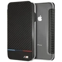BMW BMTRBKI65PUCARTCBK Apple iPhone XS Max book black Carbon Tricolor Stripe