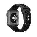 Belt Crong Duo Sport Apple Watch 4/5/6/7/SE/8/9/10 40/41/42mm (gray/black)
