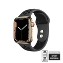 Belt Crong Duo Sport Apple Watch 4/5/6/7/SE/8/9/10 40/41/42mm (gray/black)