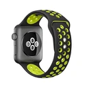 Band Crong Duo Sport Apple Watch 4/5/6/7/SE/8/9/10 40/41/42mm (black/lime)