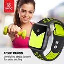 Band Crong Duo Sport Apple Watch 4/5/6/7/SE/8/9/10 40/41/42mm (black/lime)
