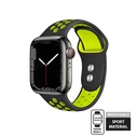 Band Crong Duo Sport Apple Watch 4/5/6/7/SE/8/9/10 40/41/42mm (black/lime)
