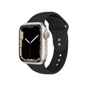 Belt Crong Liquid Apple Watch 4/5/6/7/SE/8/9/10 40/41/42mm (black)