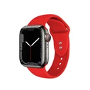 Band Crong Liquid Apple Watch 4/5/6/7/SE/8/9/Ultra 44/45/49mm (red)