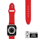 Band Crong Liquid Apple Watch 4/5/6/7/SE/8/9/Ultra 44/45/49mm (red)