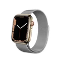 Bracelet Crong Milano Steel Apple Watch 4/5/6/7/SE/8/9/Ultra 44/45/49mm (silver)