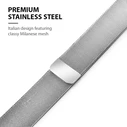Bracelet Crong Milano Steel Apple Watch 4/5/6/7/SE/8/9/Ultra 44/45/49mm (silver)