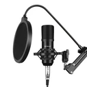 Πυκνωτικό Μικρόφωνο Puluz PU612B Studio Broadcast