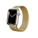Bracelet Crong Milano Steel Apple Watch 4/5/6/7/SE/8/9/Ultra 44/45/49mm (gold)