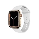 Belt Crong Liquid Apple Watch 4/5/6/7/SE/8/9/10 40/41/42mm (white)