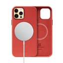Crong Essential Cover Magnetic MagSafe Apple iPhone 12 Pro Max (red)