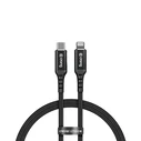 Crong Armor Link USB-C/Lightning MFi Cable 150cm (black)