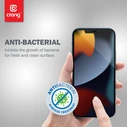 Crong Anti-Bacterial 3D Armour Glass Apple iPhone 14 Plus / 15 Plus + installation frame