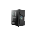Aerocool Menace Saturn RGB Gaming Midi Tower Κουτί Υπολογιστή με Πλαϊνό Παράθυρο Μαύρο