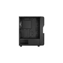Aerocool Menace Saturn RGB Gaming Midi Tower Κουτί Υπολογιστή με Πλαϊνό Παράθυρο Μαύρο