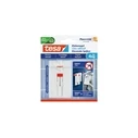tesa adjustable adhesive hook for tiles & metal, up to 4 kg, 2 pcs