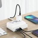 USAMS USB Extension Socket 65W Super Si Fast Charging white CC160TC01 (US-CC160)