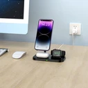 Tech-Protect Qi15W A22 3in1 Magnetic MagSafe Wireless Charger White