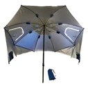 Beach Umbrella / Tent Blue 2.35 m Metal