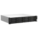 NAS Qnap TS-1264U-RP-8G 2U 12-Bay rackmount Intel Celeron N5095 quad-core 8GB 12x3.5/2.5 SATA 2x300W
