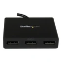 Αντάπτορας DisplayPort StarTech Multi Stream Transport - 1.2 to Triple Head DP MST - Multi Monitor DP to 3x DP Buchse - Video-splitter - 3 ports