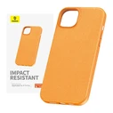 Θήκη για iPhone 15 Plus Baseus Fauxther Series (Orange)