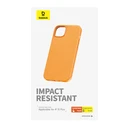 Θήκη για iPhone 15 Plus Baseus Fauxther Series (Orange)