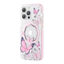 Kingxbar Butterfly MagSafe Apple iPhone 14 pink