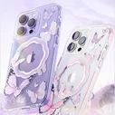 Kingxbar Butterfly MagSafe Apple iPhone 14 pink