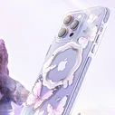 Kingxbar Butterfly MagSafe Apple iPhone 14 pink