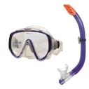 Fortis PVC Blue Mask & Snorkel Set