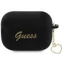 Guess GUAP2LSCHSK Apple AirPods Pro 2 Black Silicone Charm Heart Collection