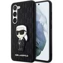 Karl Lagerfeld KLHCS23SSAKLHKPK Samsung Galaxy S23 hardcase black Saffiano Monogram Ikonik