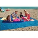 Synthetic sand?repellent beach mat - 140 x 200 cm