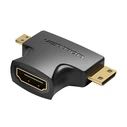 Αντάπτορας HDMI - Mini/Micro HDMI 2in1 Vention AGFB0 (Black)