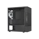 Aerocool Atomic Lite v1 Mini Tower Gaming με Πλαϊνό Παράθυρο, Μαύρο