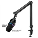Μικρόφωνο Logitech Yeticaster GX Dynamic RGB Gaming with Lightsync and Boom Arm - Black